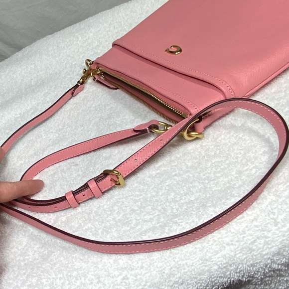 Coach Kitt Messenger CrossbodyBubblegum Pink CC526 - Picture 7 of 14